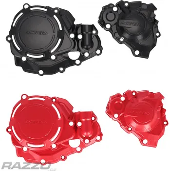Kryty na víka motoru Acerbis X-Power Protection Honda CRF450R 21-26 Červená
