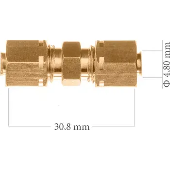 Brzdová hadice Spojka brzdových trubek (měděných 4,75mm) WP 150