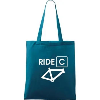 Nákupní taška Ride C - Taška bavlněná - 42 x 38 cm ( Petrolejová )