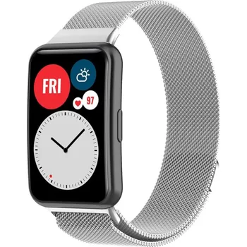 Ostatní příslušenství k chytrým hodinkám eses Milánský tah pro Huawei Watch Fit a Huawei Watch Fit New - Stříbrný