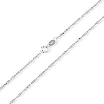 Řetízek Lillian Vassago Zlatý plný řetízek typu Singapur LLV31-GCH020 Barva zlata: Bílá, Délka řetízku: 42 cm