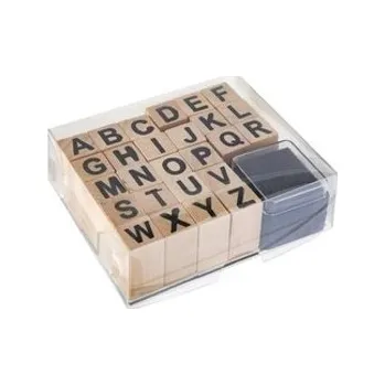 Dětské razítko Dřevěná razítka abeceda NOVINKA