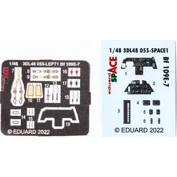 Plastikový model Eduard 1/48 Bf 109E-7 SPACE (EDUARD)