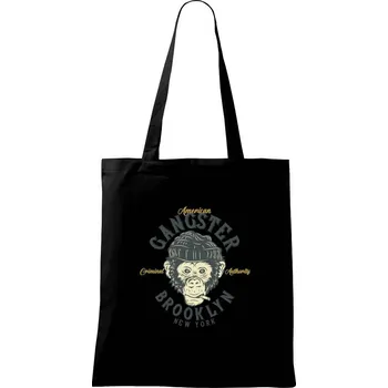 Nákupní taška Gangster Brooklyn Authority - Taška bavlněná - 42 x 38 cm ( Černá )