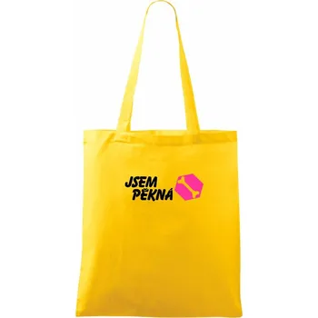 Jsem pěkná kost - Taška bavlněná - 42 x 38 cm ( Žlutá )