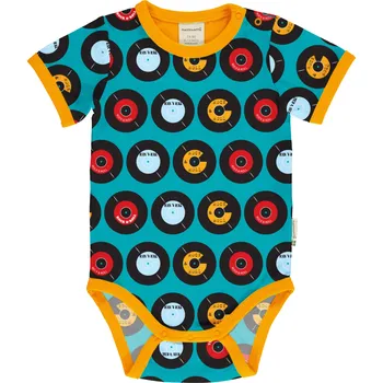 Kojenecký body Dětské body s krátkým rukávem LP desky Maxomorra Velikost: 50/56