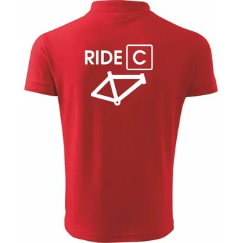 Pánská košile Ride C - Polokošile pánská Pique Polo 203 - S ( Červená )