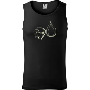 Pánské termoprádlo Boxerská hruška - Tílko pánské Core - M ( Černá )