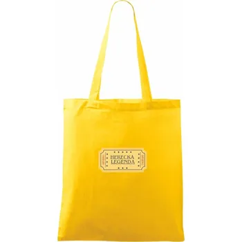 Herecká legenda - Taška bavlněná - 42 x 38 cm ( Žlutá )