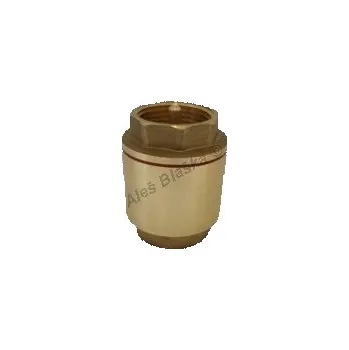 Ventil Celomosazná univerzální zpětná klapka s pružinkou MOSAZ (zpětný ventil voda) - 1" 103KOV AKCE