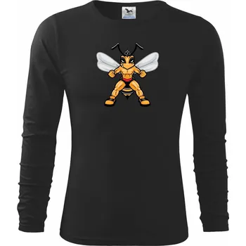 Chlapecké oblečení Vosa na steroidech - Triko dětské Long Sleeve - 134 cm/8 let ( Černá )