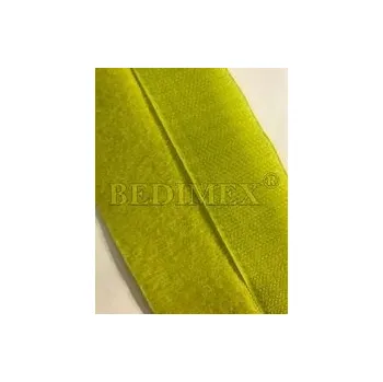 Zip suchý zip 30 mm smyčka žlutozelená, doprodej celé balení