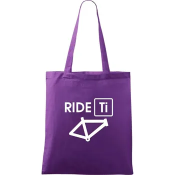 Nákupní taška Ride Ti - Taška bavlněná - 42 x 38 cm ( Fialová )