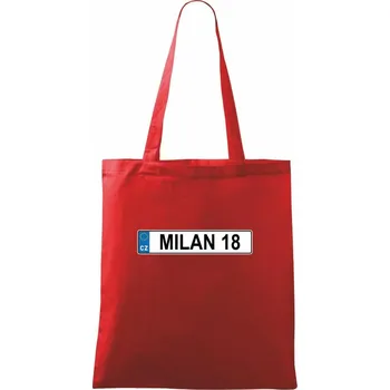 SPZ Milan 18 - Taška bavlněná - 42 x 38 cm ( Červená )