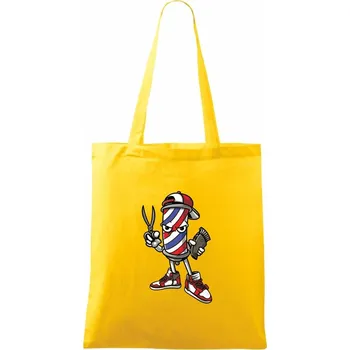 Barber maskot - Taška bavlněná - 42 x 38 cm ( Žlutá )