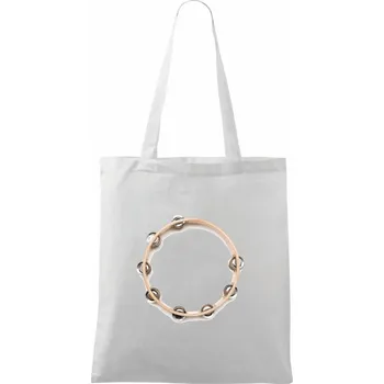 Tamburina - Taška bavlněná - 42 x 38 cm ( Bílá )