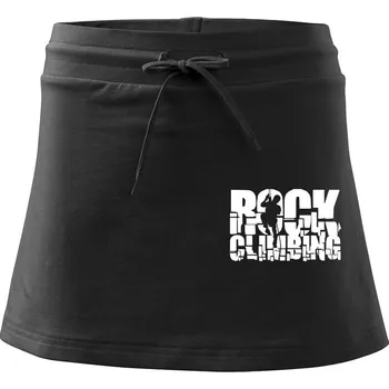 Dámská sukně Rock climbing - Sportovní sukně - two in one - S ( Černá )