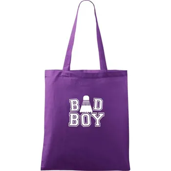 Badminton Bad Boy - Taška bavlněná - 42 x 38 cm ( Fialová )