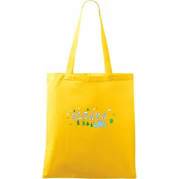 Řeka Vltava - Taška bavlněná - 42 x 38 cm ( Žlutá )