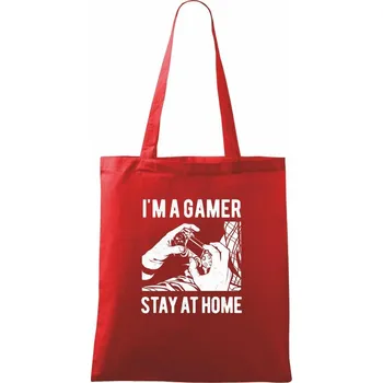 I'm A Gamer - Taška bavlněná - 42 x 38 cm ( Červená )