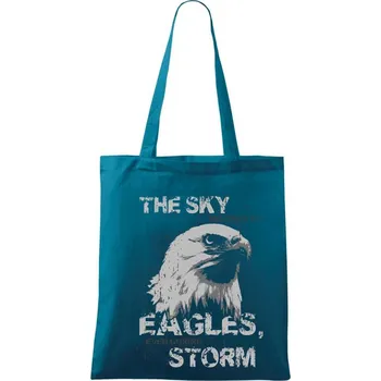 Eagle skystorm - Taška bavlněná - 42 x 38 cm ( Petrolejová )