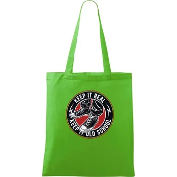 Keep It Old School - Taška bavlněná - 42 x 38 cm ( Apple Green )