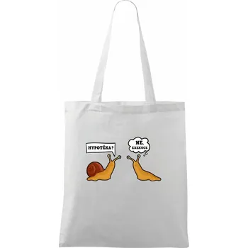 Hypotéka exekuce - Taška bavlněná - 42 x 38 cm ( Bílá )