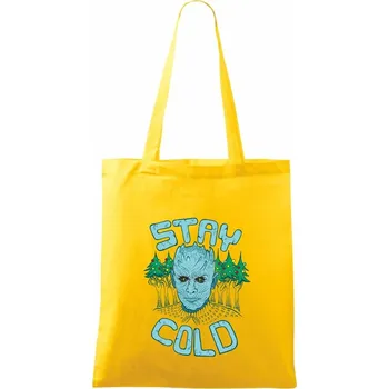 Stay cold (Pecka design) - Taška bavlněná - 42 x 38 cm ( Žlutá )