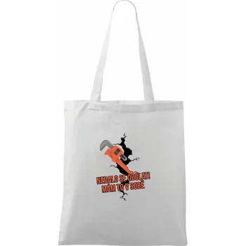 Nedalo se odolat, mám to v sobě instalatér - Taška bavlněná - 42 x 38 cm ( Bílá )