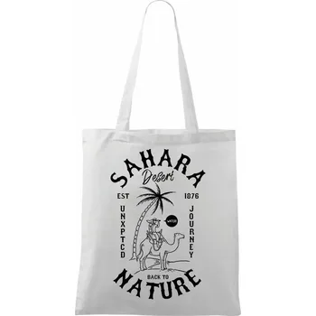 Desert Sahara nature - Taška bavlněná - 42 x 38 cm ( Bílá )