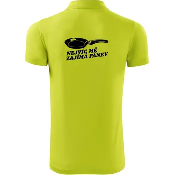 Pánská košile Nejvíc mě zajímá pánev - Polokošile Victory sportovní (dresovina) - L ( Limetková )