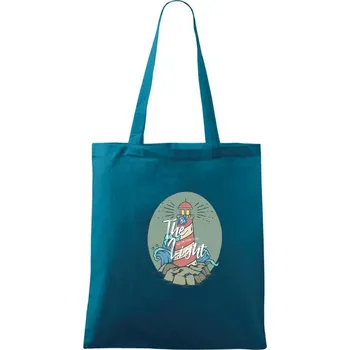 Light House - Taška bavlněná - 42 x 38 cm ( Petrolejová )