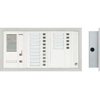 Poštovní schránka Zvonkové tablo TESLA GUARD pro zazdění - 16 účastníků