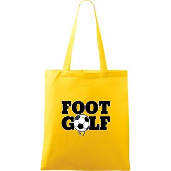 Footgolf nápis - Taška bavlněná - 42 x 38 cm ( Žlutá )