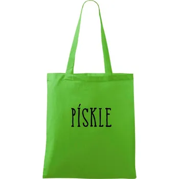 Nákupní taška Pískle - Taška bavlněná - 42 x 38 cm ( Apple Green )