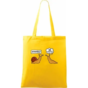 Hypotéka exekuce - Taška bavlněná - 42 x 38 cm ( Žlutá )