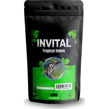 Akvaristika INVITAL Tropical flakes 250 ml vločky