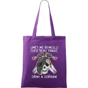 Svářeč - umět mé řemeslo - Taška bavlněná - 42 x 38 cm ( Fialová )