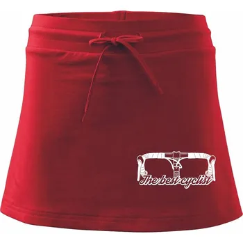 Dámská sukně The best cyclist - Sportovní sukně - two in one - M ( Červená )