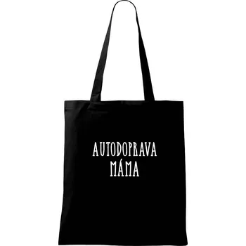 Autodoprava máma - Taška bavlněná - 42 x 38 cm ( Černá )