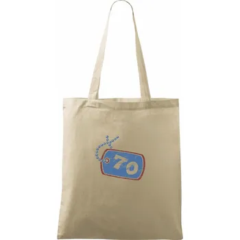 Nákupní taška 70 na krku - Taška bavlněná - 42 x 38 cm ( Naturální )