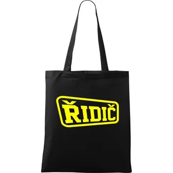 Nákupní taška Řidič - rámeček - Taška bavlněná - 42 x 38 cm ( Černá )