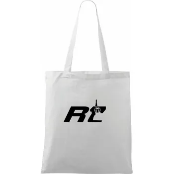 RC nápis ovladač - Taška bavlněná - 42 x 38 cm ( Bílá )