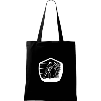 Crypto horník - Taška bavlněná - 42 x 38 cm ( Černá )