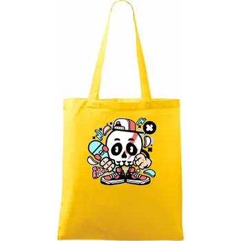 Roztomilý skejťák - Taška bavlněná - 42 x 38 cm ( Žlutá )
