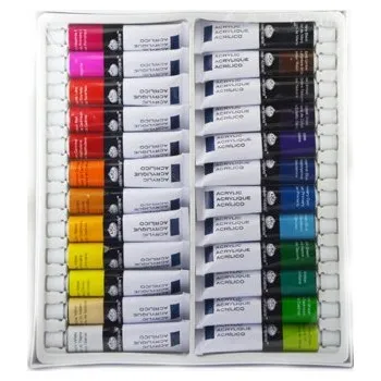 Vodová barva ROYAL and LANGNICKEL Akrylové barvy 24 ks á 21 ml