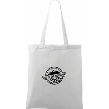 King of the Mountains - Taška bavlněná - 42 x 38 cm ( Bílá )