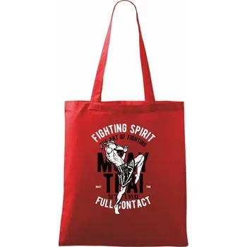 Fighting Spirit - Taška bavlněná - 42 x 38 cm ( Červená )
