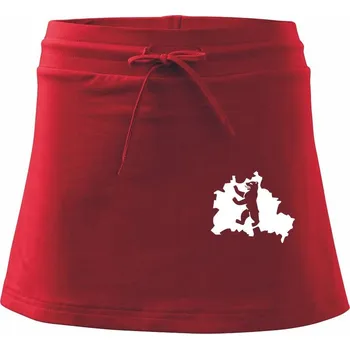 Dámská sukně Berlín Erb - Sportovní sukně - two in one - XL ( Červená )