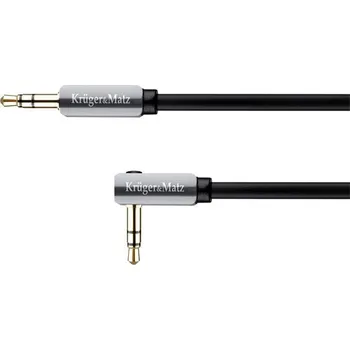 Audio kabel Kabel Jack 3,5mm konektor/Jack 3,5mm konektor 1m KRUGER & MATZ KM0312